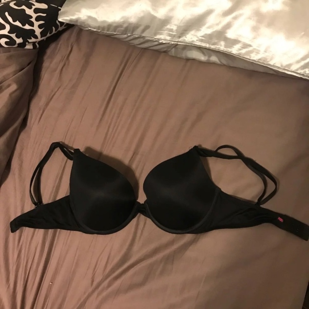 Black Pink Bra. Size 32D